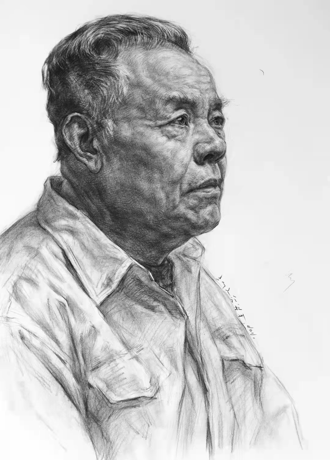 万松岭画室素描名师团优秀作品