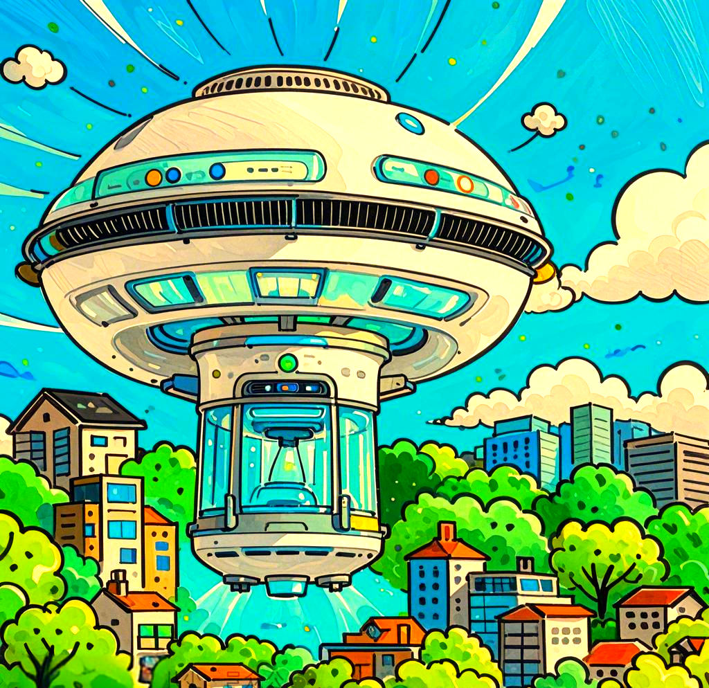 科幻艺术作品集:探索未来科技与智能创想