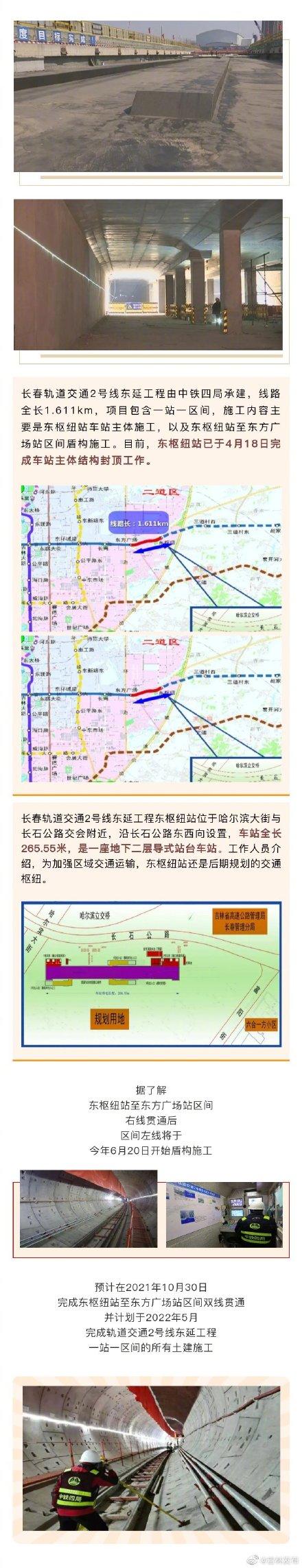 长春轨道交通2号线最新消息