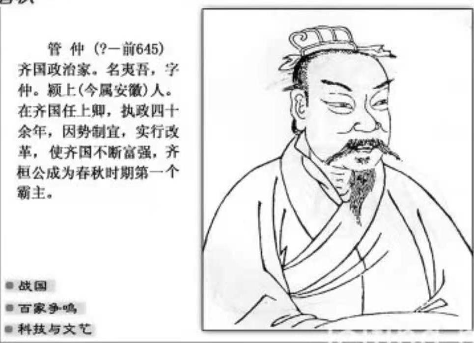 齐桓公承认的两个圣人:公孙隰朋,管仲