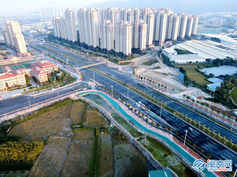 漳州高新区圆山大道图片