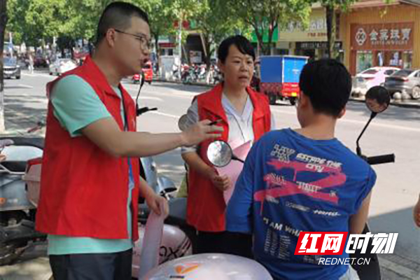 全員參與!茶陵縣雲陽街道交通安全整治在行動