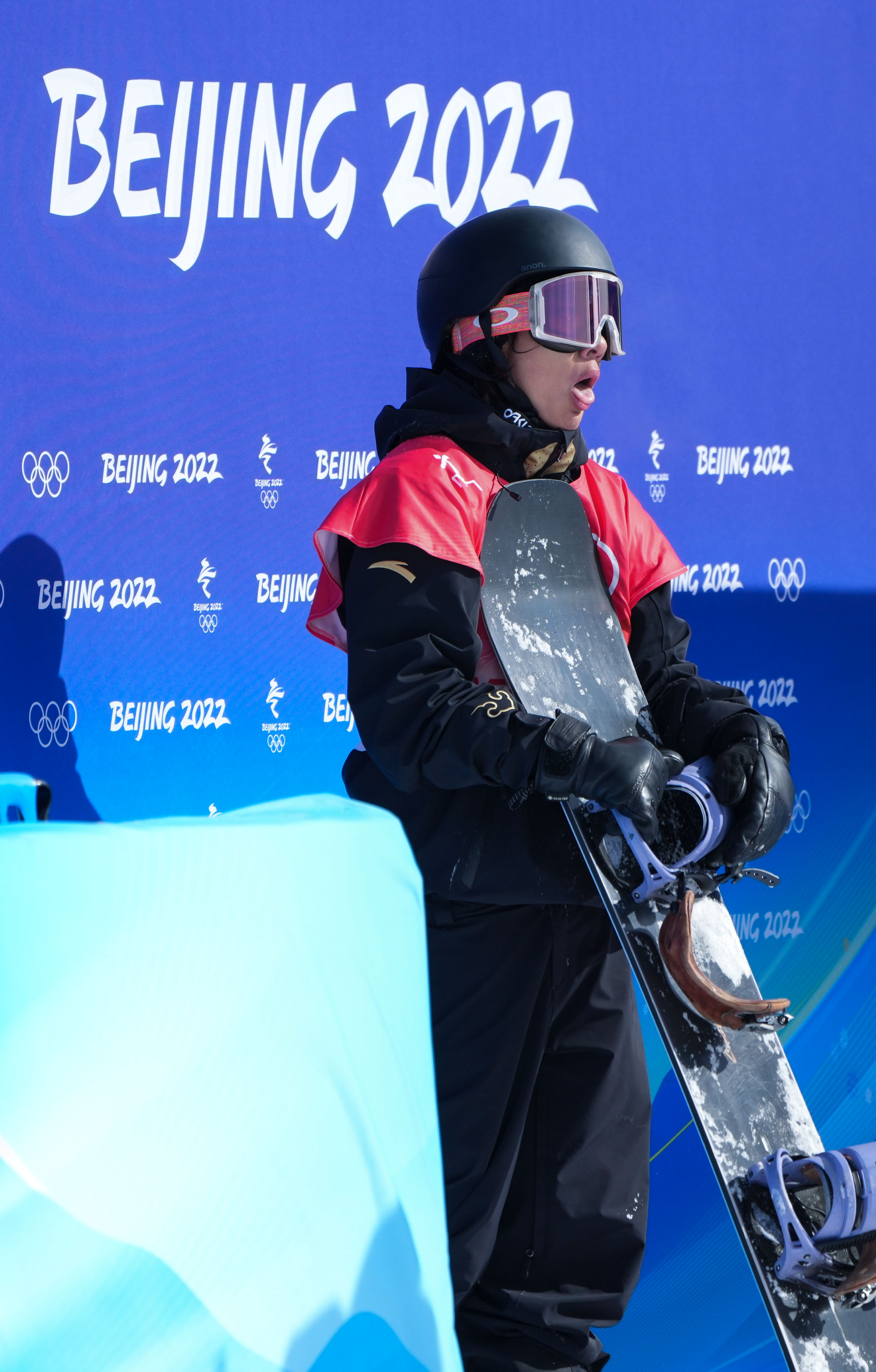 单板滑雪—苏翊鸣夺得男子坡面障碍技巧银牌