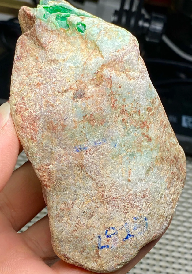 木那杨梅皮冰阳绿色料