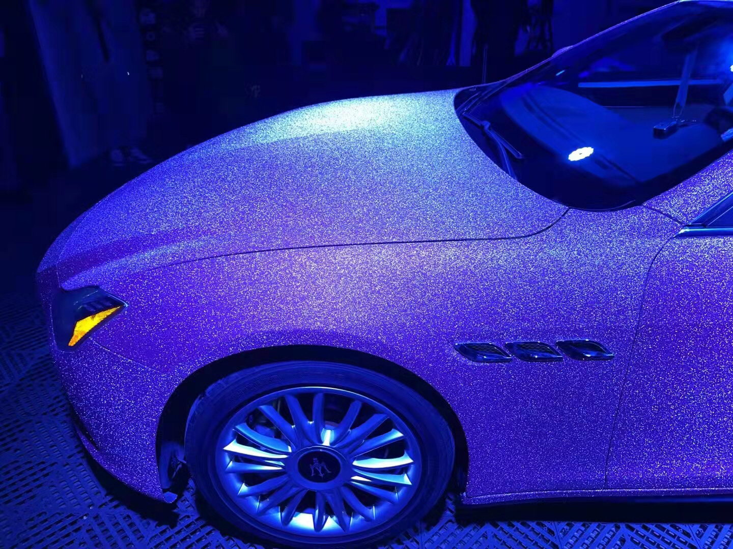 玛莎拉蒂舒耐特改色膜爆闪粉,最闪耀的公主城堡