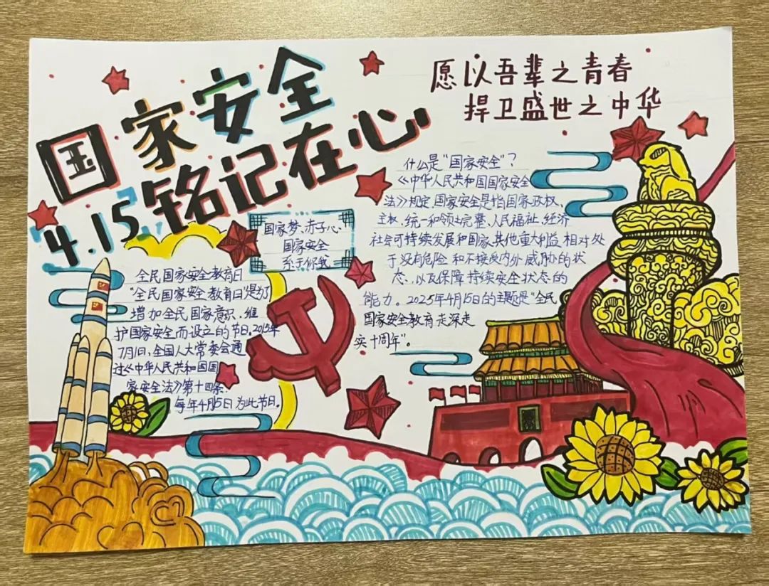 2025年国家安全教育日手抄报大赛作品展览