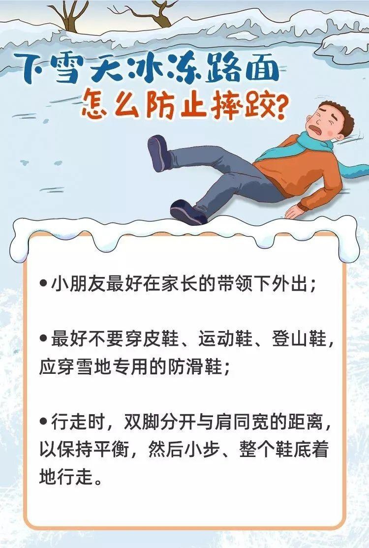 下雪天,易滑倒摔跤?别怕!3招教你远离伤害!