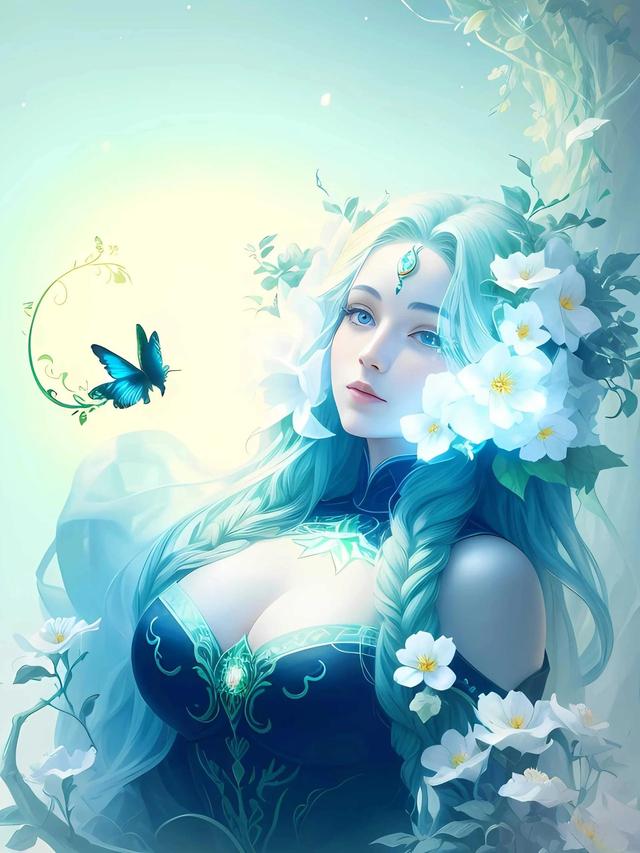 二次元花仙子美图壁纸