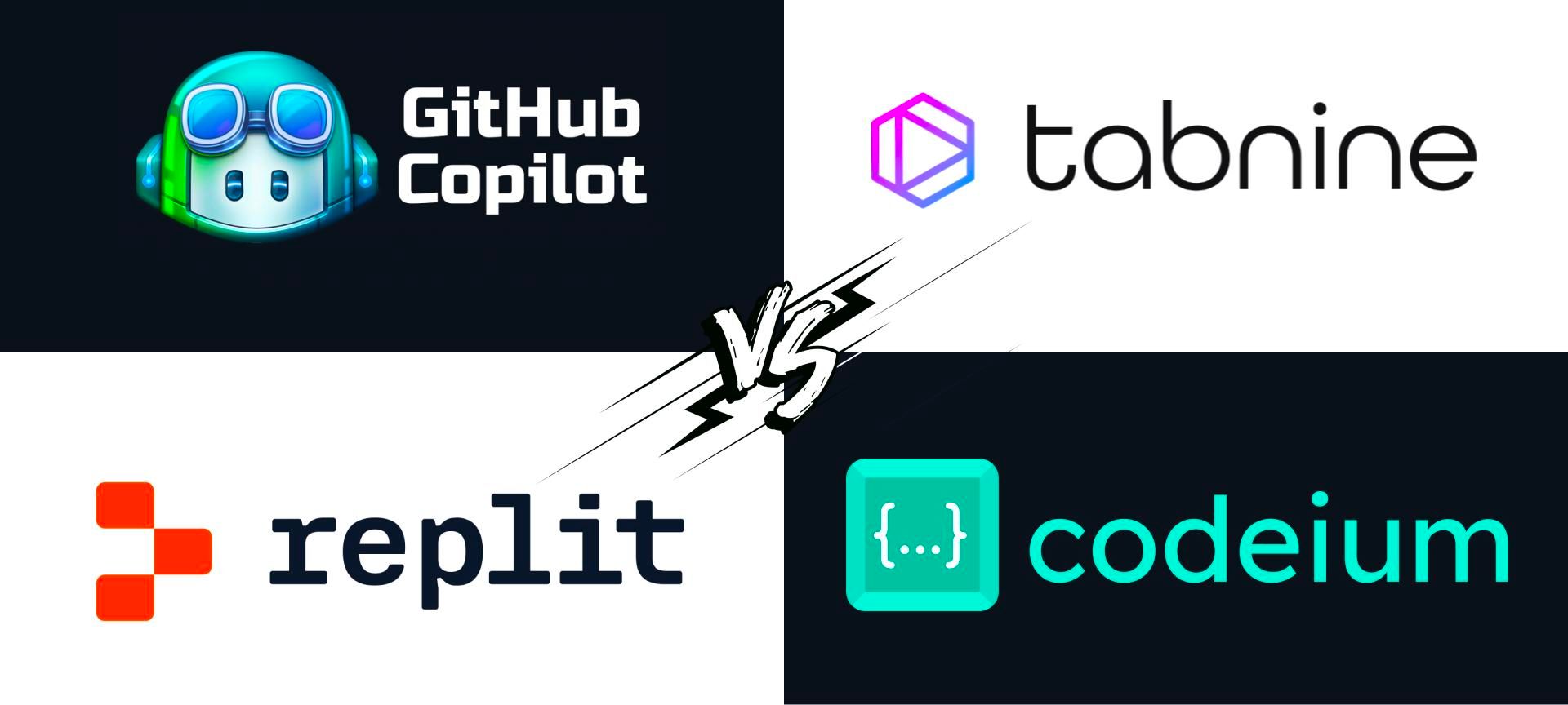 ai编程工具copilot,tabnine,codeium和codewhisperer之间的竞争