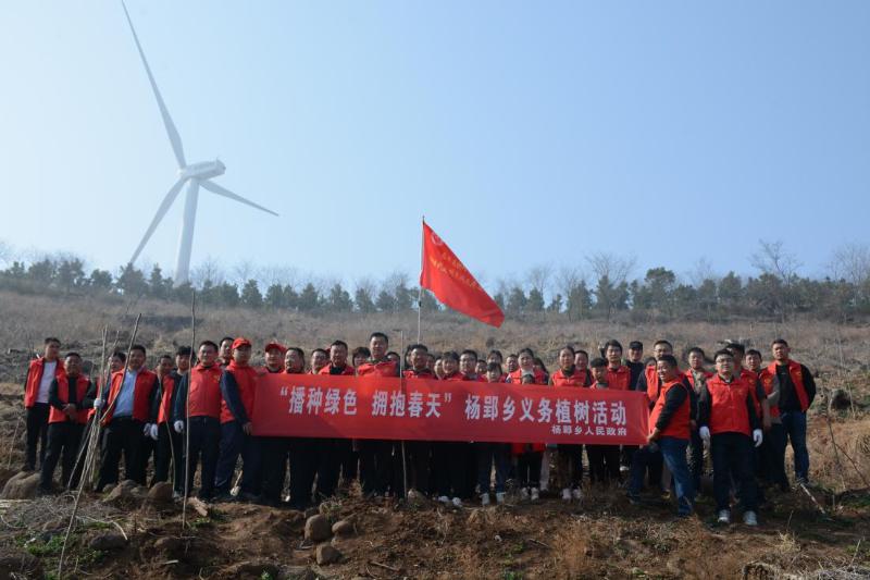 来安县杨郢乡:播种绿色拥抱春天