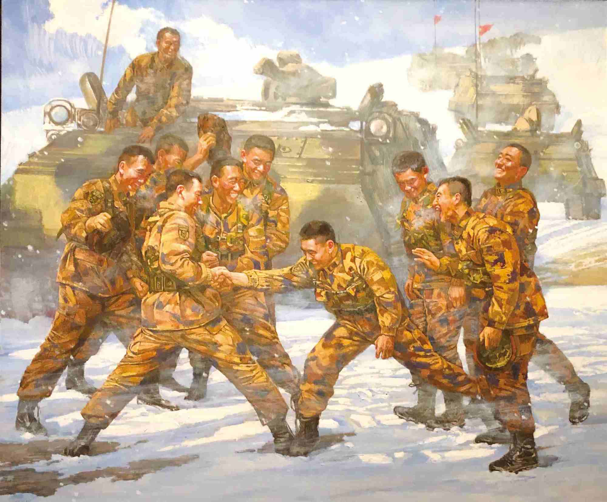 军事题材美术创作:见证强军之路的精神图谱