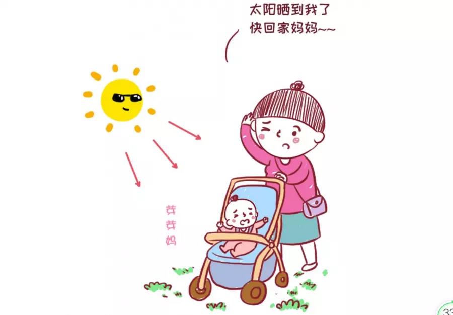 虽说给孩子晒太阳可以补充维d,可是宝宝的皮肤比成人更脆弱更敏感,很