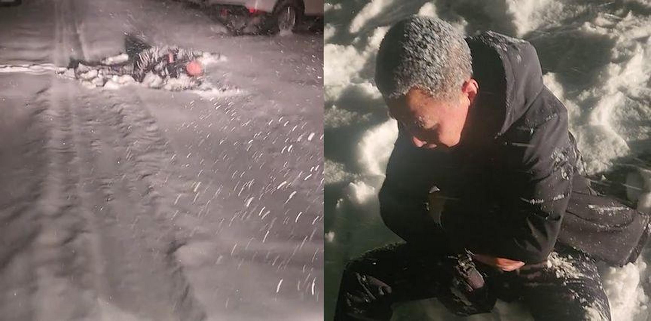 12月8日,内蒙古扎兰屯,一大哥在深夜零下20度,救下醉酒邻居的视频感动