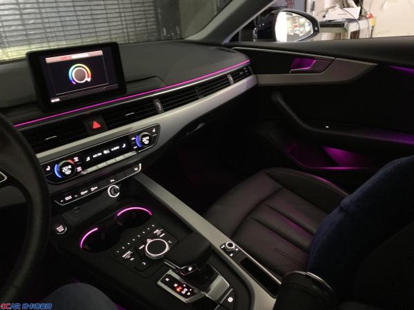 2019款奥迪a5氛围灯设置