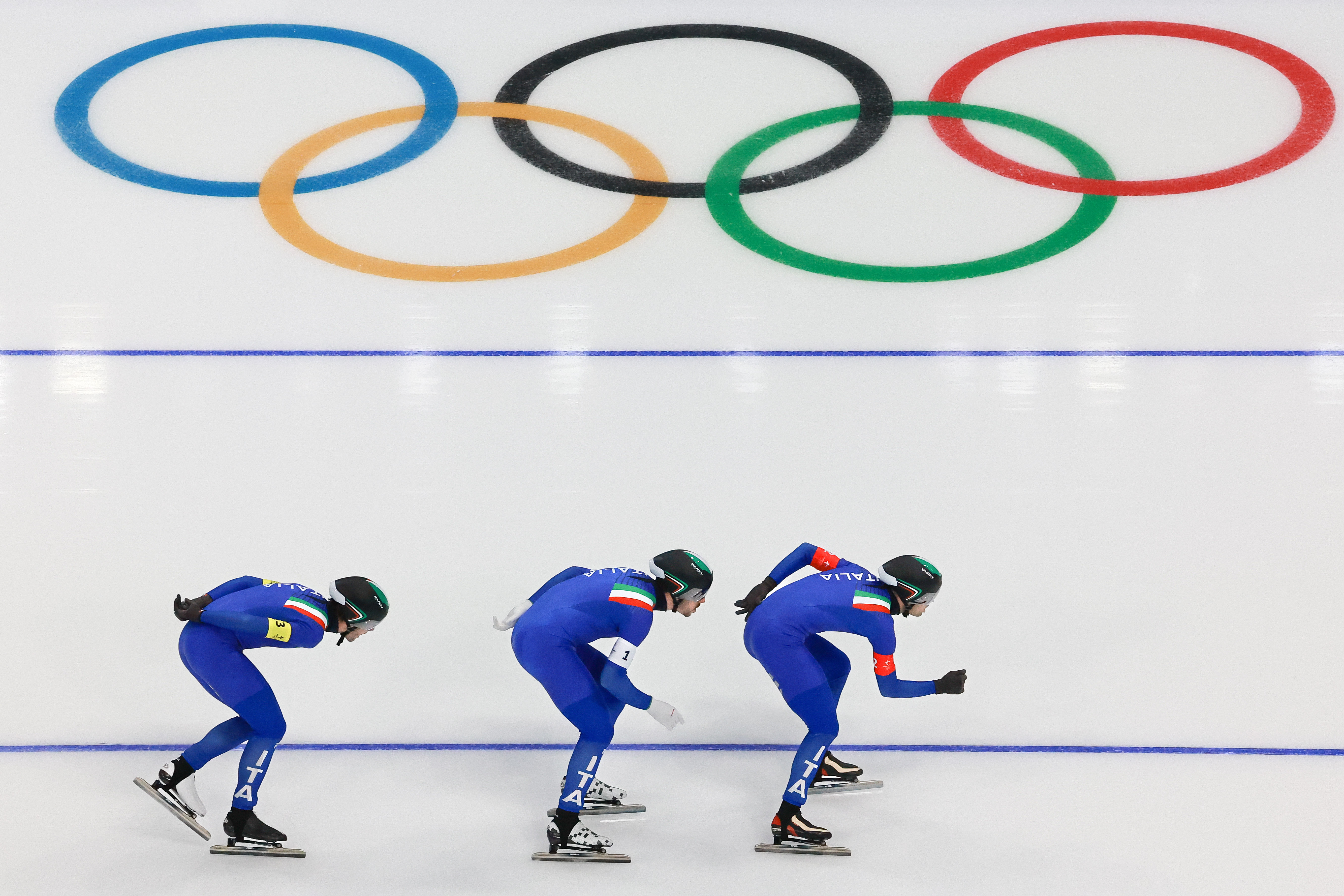 冬奥会比赛瞬间图片