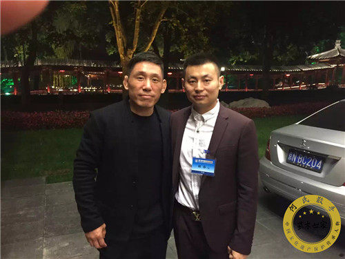 姚红刚祝贺"何氏散手"荣获《中国文化遗产保护传承人物》称号