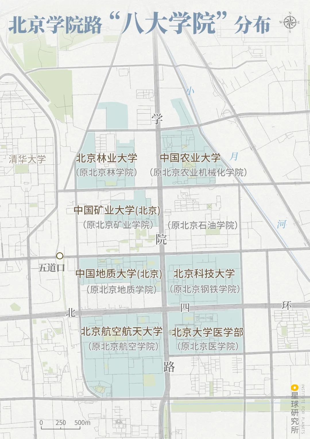 学院路八大院校图片