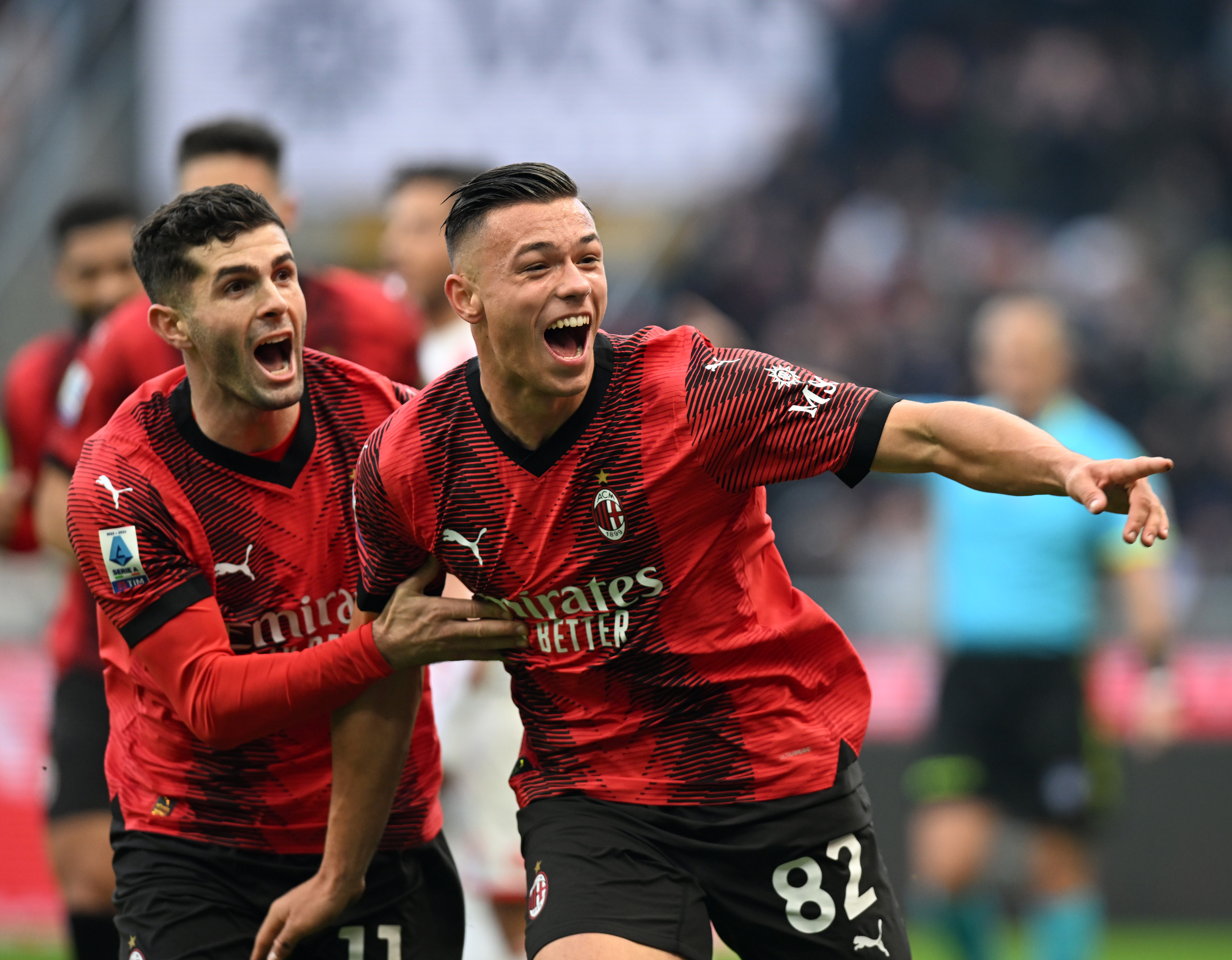 足球——意甲:ac米兰胜蒙扎