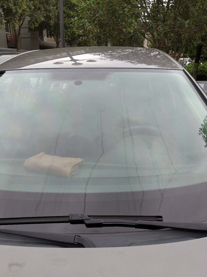 Vista lateral del parabrisas Howo