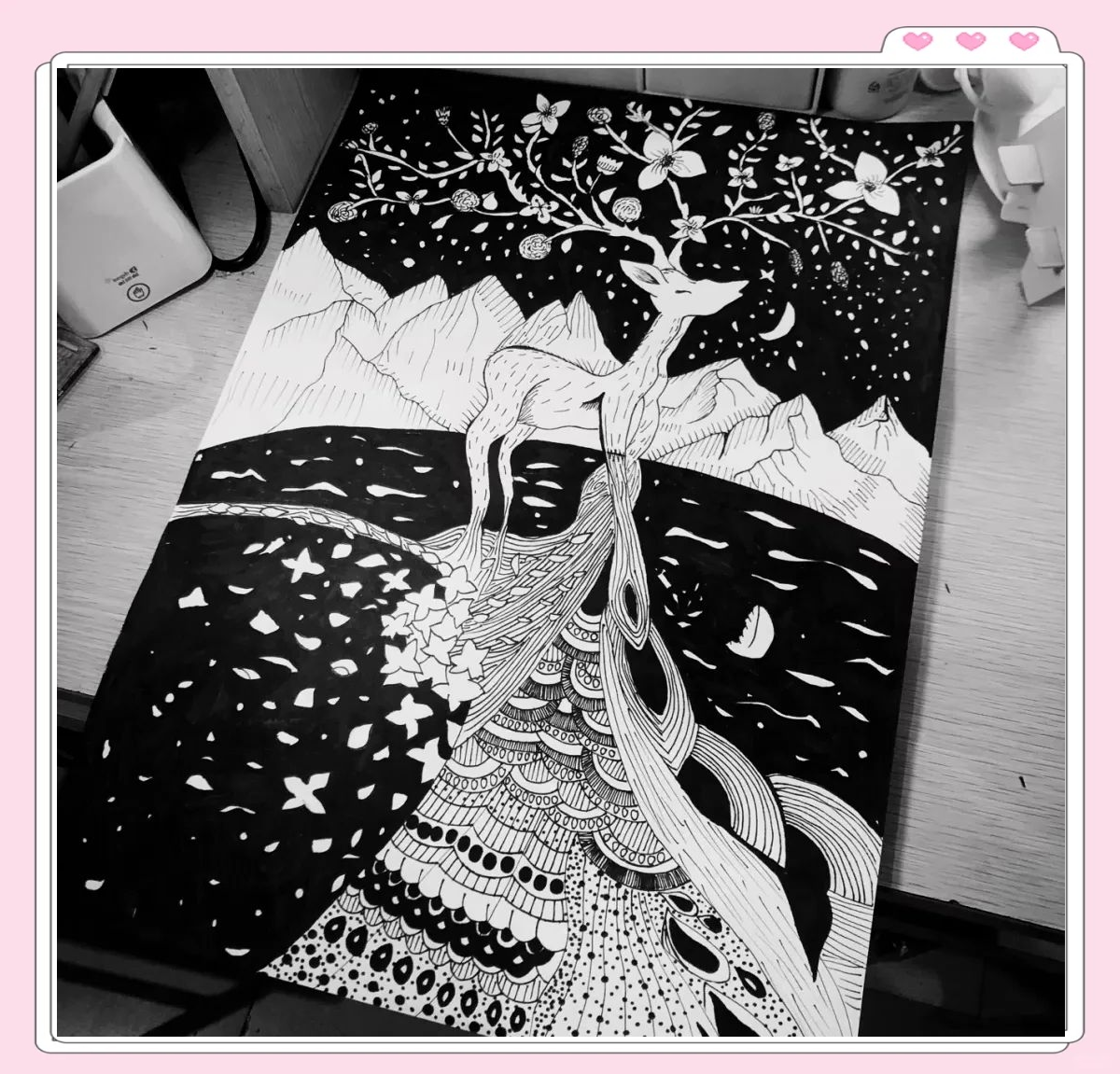 探索黑与白的艺术世界,点亮儿童创意之光