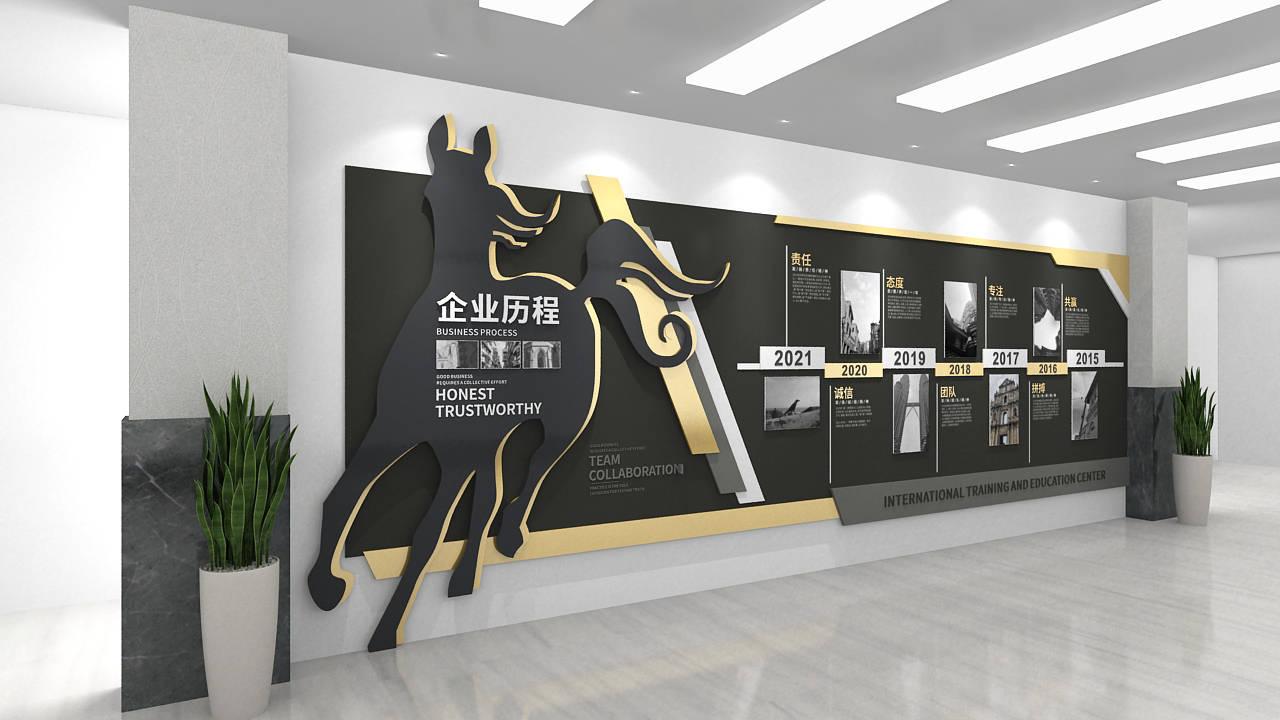 打造引人注目的企业形象墙设计,效果图解析!