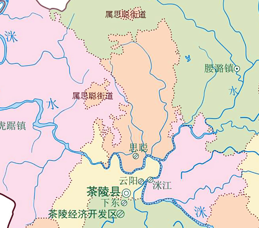茶陵一中地图图片