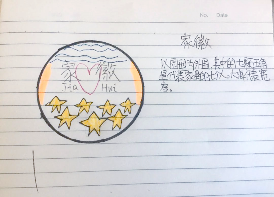 从家徽看家史:同学们的独特设计