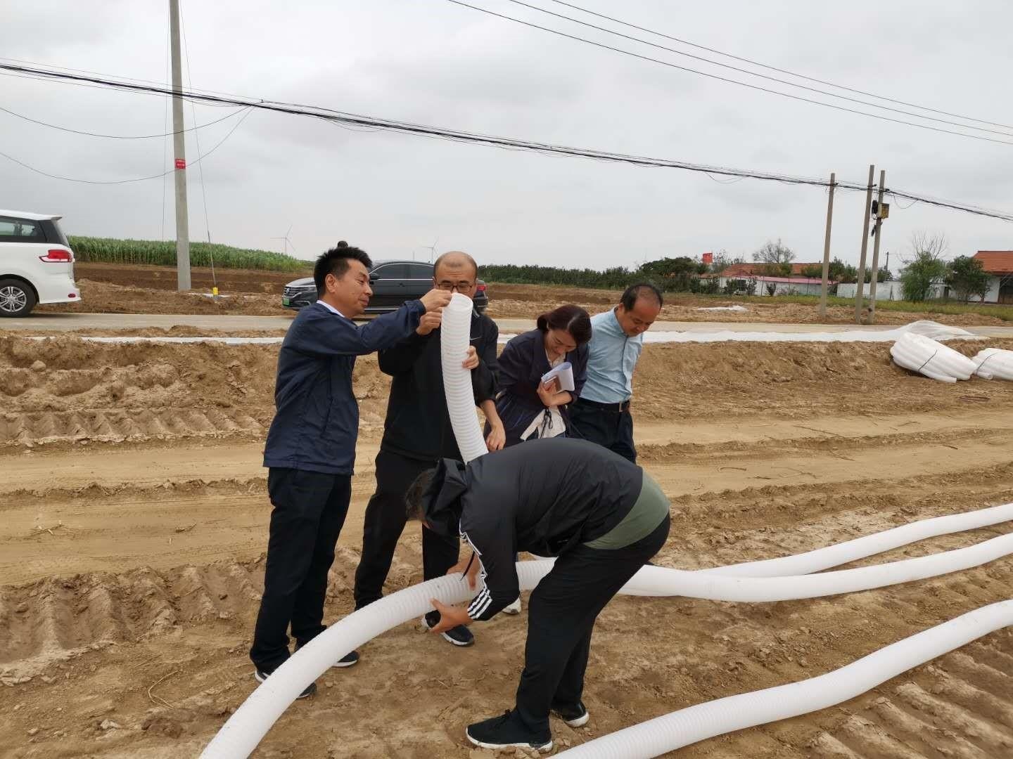 市局核查组到河口区核查增减挂钩项目