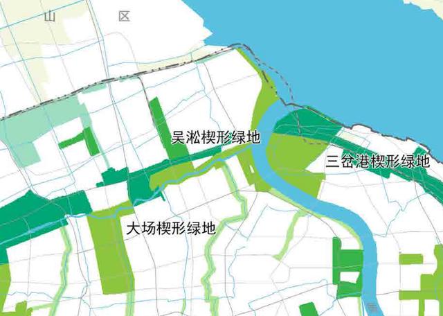 巨大的吴淞楔形绿地将极大改善杨行周边环境