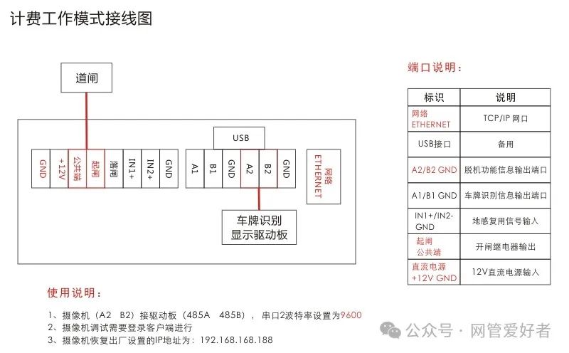 道闸接线图 说明书图片