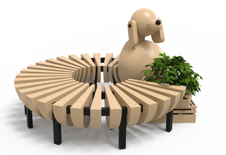 城市公园里座椅这样设计,实用方便脑洞大开