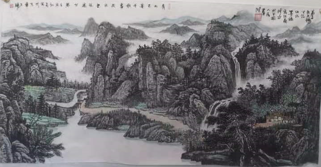 画家沈天赐简介及作品欣赏