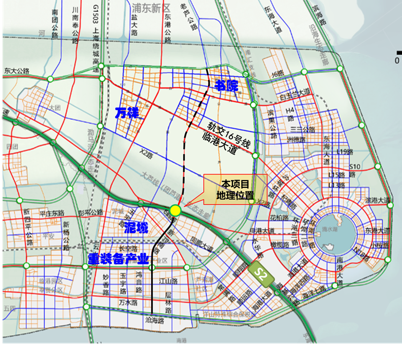 浦东这里将新建一段城市主干路,并改建高速公路部分路段
