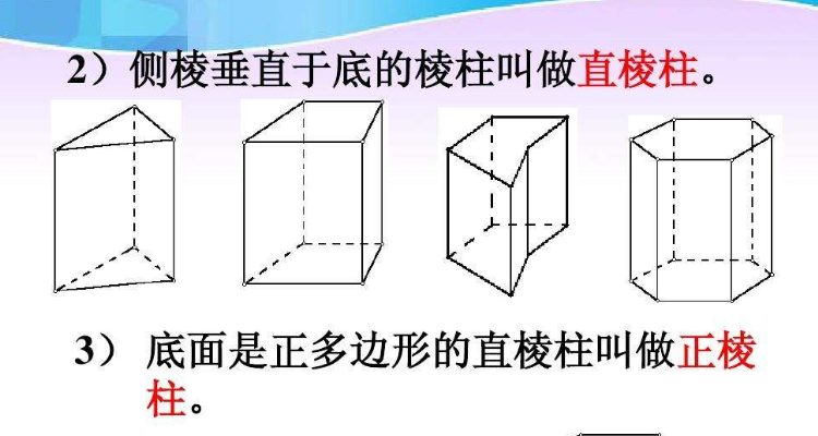 正四棱柱的定义