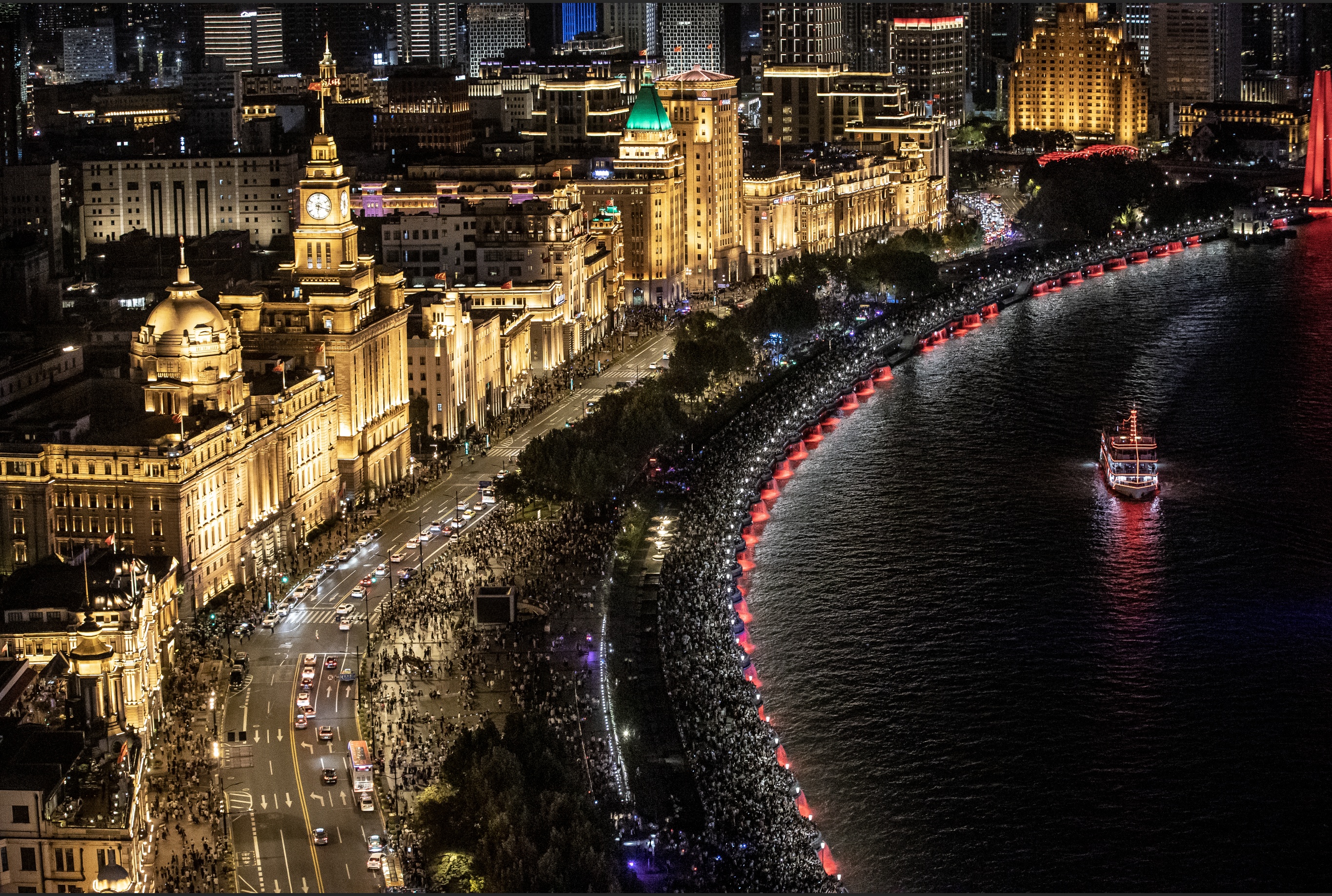 慢直播里俯瞰"上马"!全天候24小时,"上海黄浦"慢直播全新升级