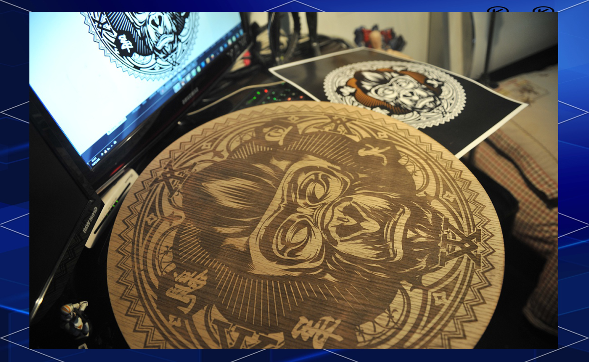 镭雕——一种灵活多样的表面处理工艺