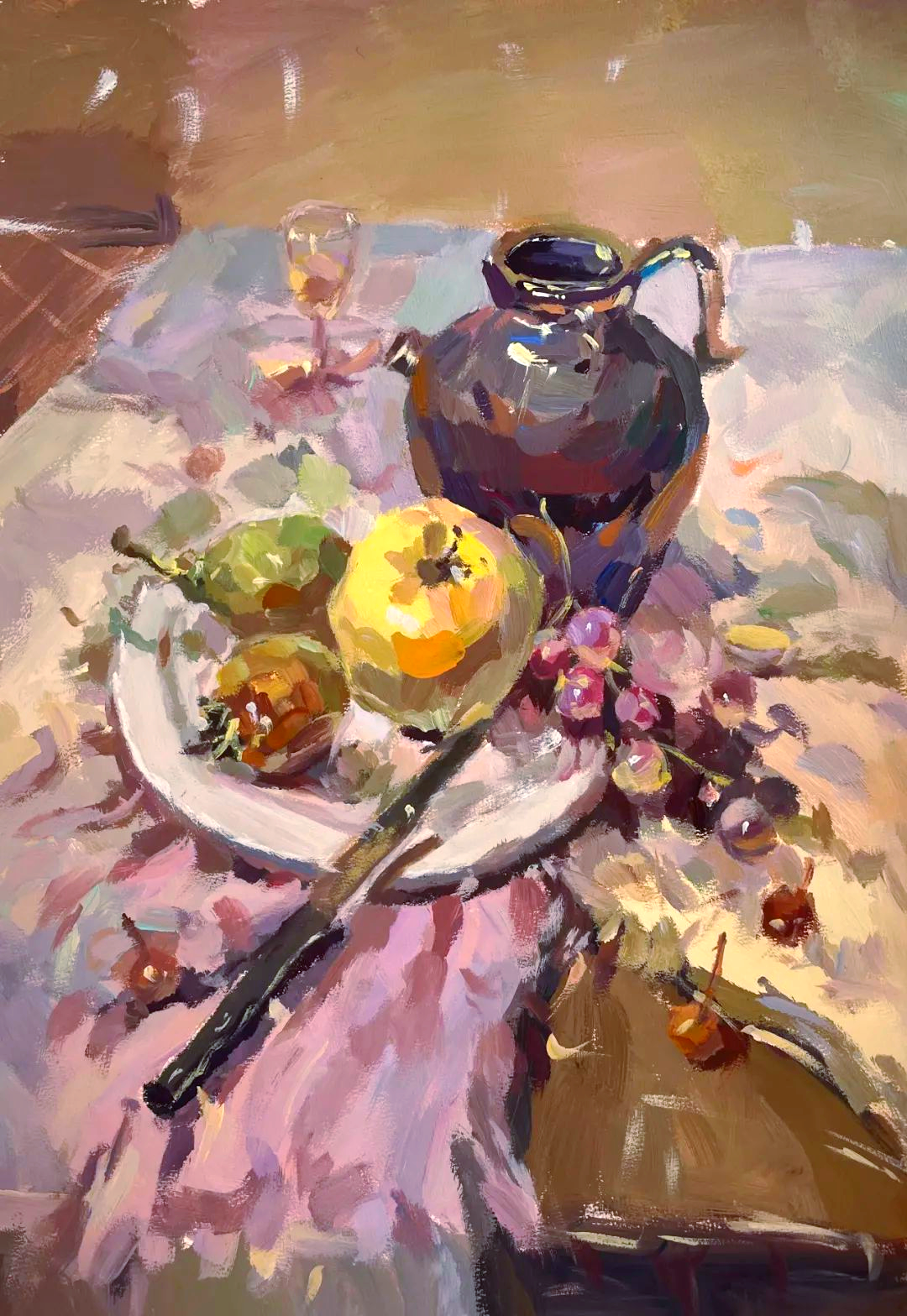 学生水粉静物组画精选