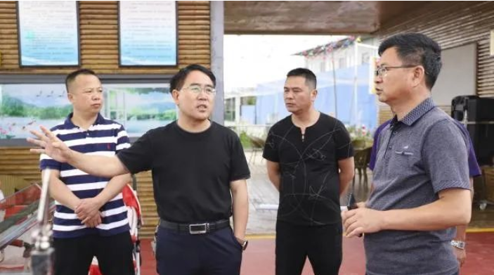 梁乔陆到三岔河镇调研紫溪湿地旅游项目建设工作