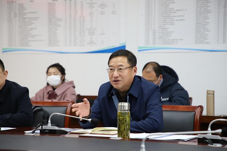 杨业峰在宣城高新区开展"新春访万企,助力解难题"活动现场办公