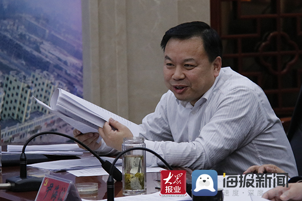 聊城市茌平区:郭飞主持召开区委常委会会议