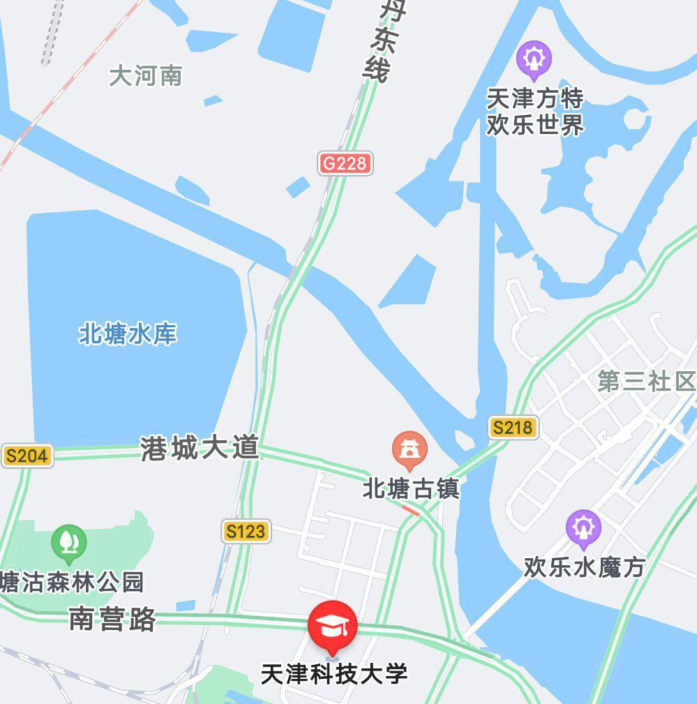 天津科技大学校园地图