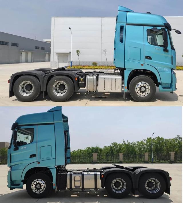 北奔重汽新一代高端牵引车!全新造型配潍柴13l发动机 自重仅8.8吨