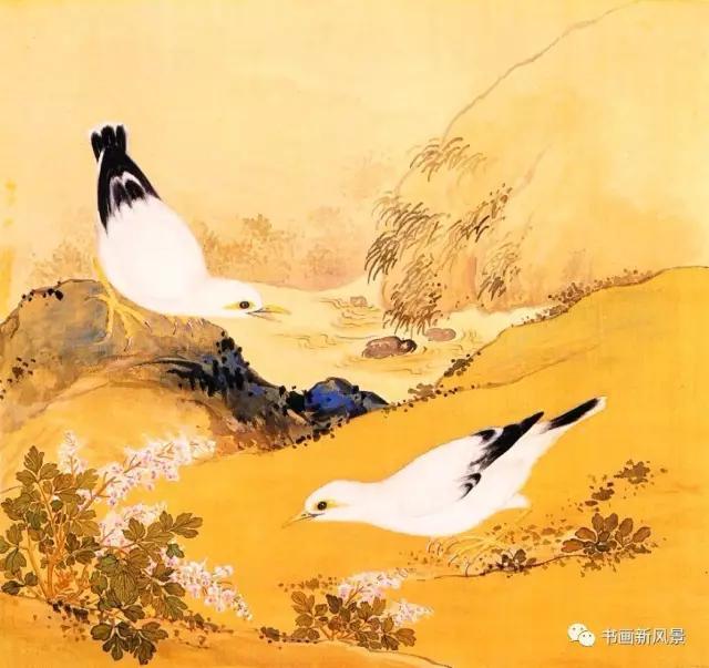 清代 余穉,余省花鸟画