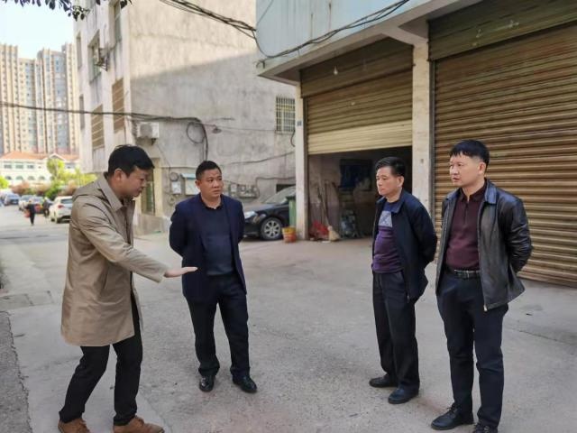 彭金平调研督导张家山先锋片区第七届全国文明城市创建工作