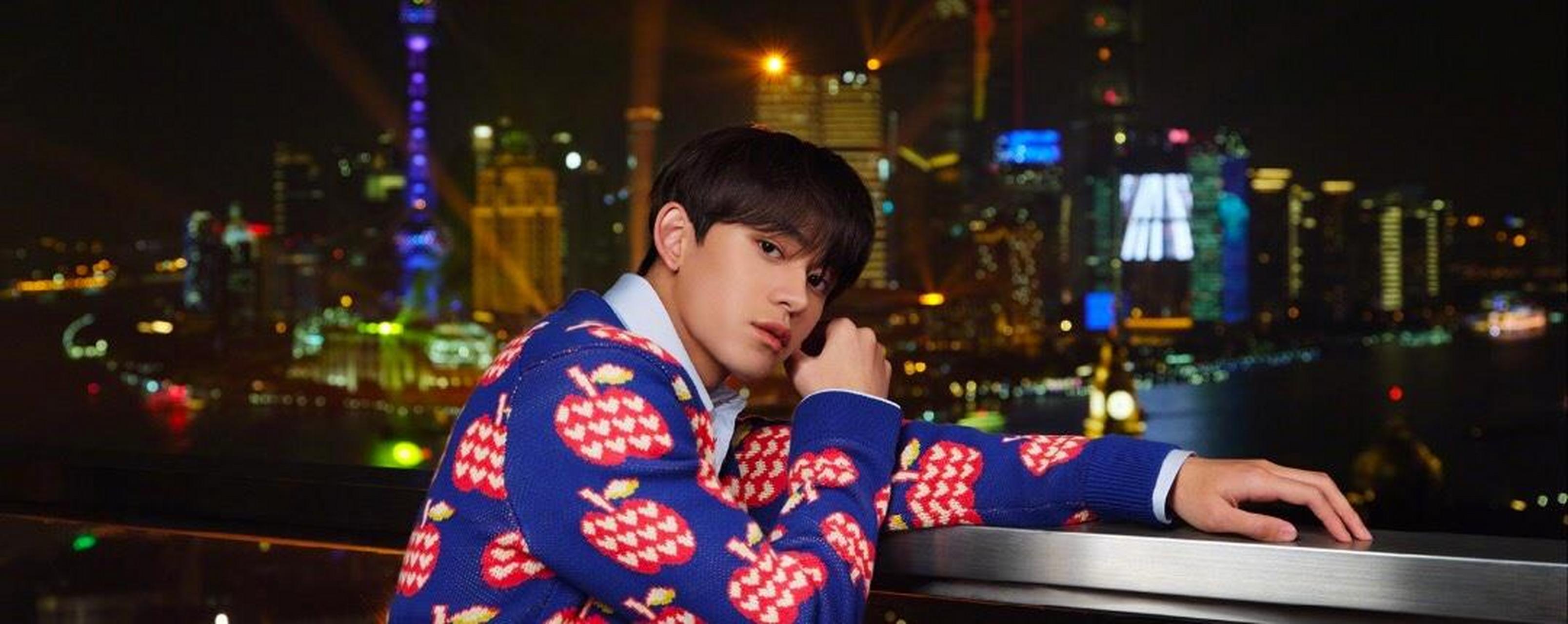 lucas黄旭熙出镜gucci七夕短片,一头顺毛造型,化身青葱的"男孩",让你