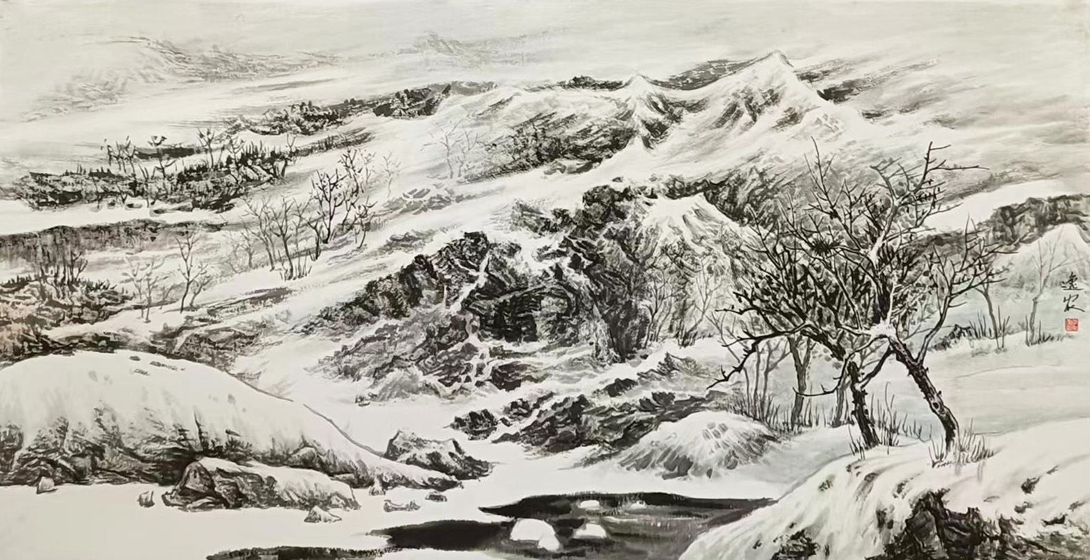 砚田心耕乡村风骨——著名画家李文集作品欣赏