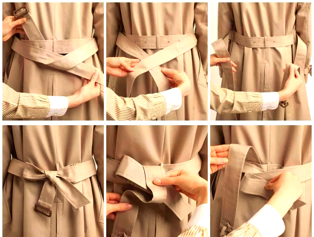 快速掌握风衣腰带打结技巧,轻松打造多样风情