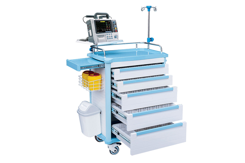 选了5层抽屉的医用抢救车,才知道什么叫省心!