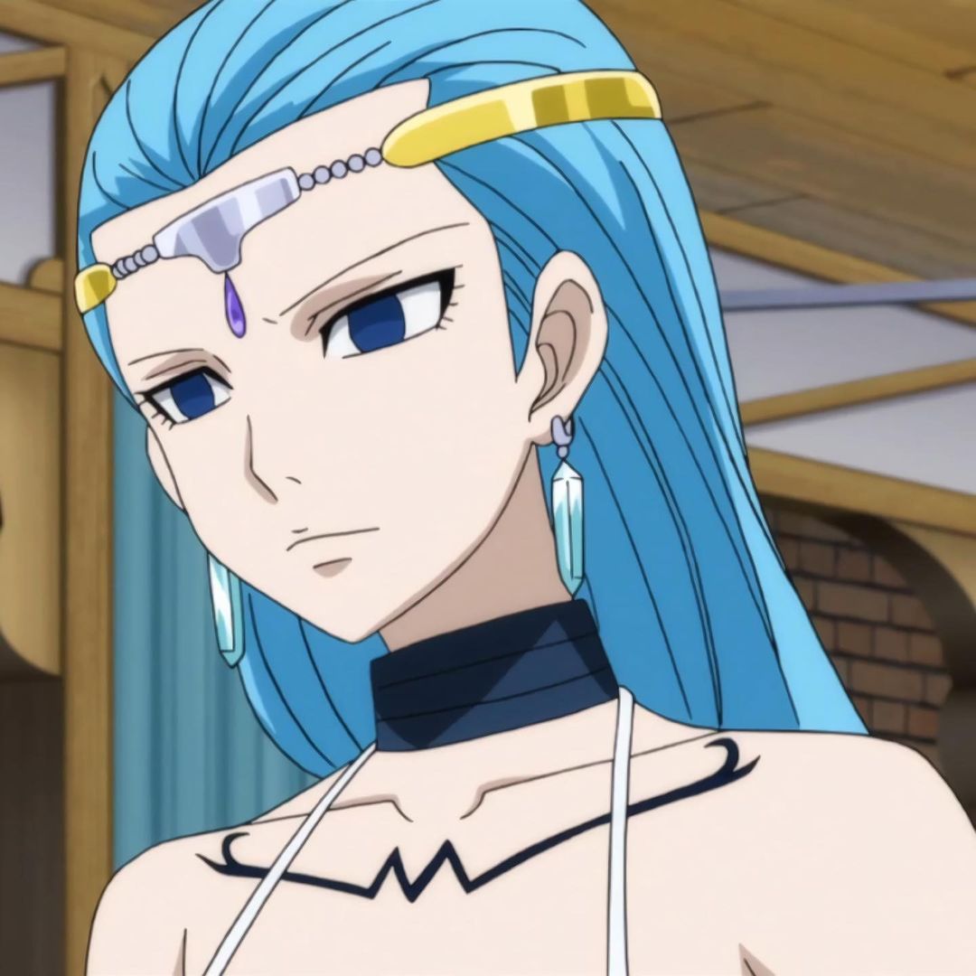 《妖精的尾巴》水瓶座星灵阿葵亚,动漫头像自剪分享