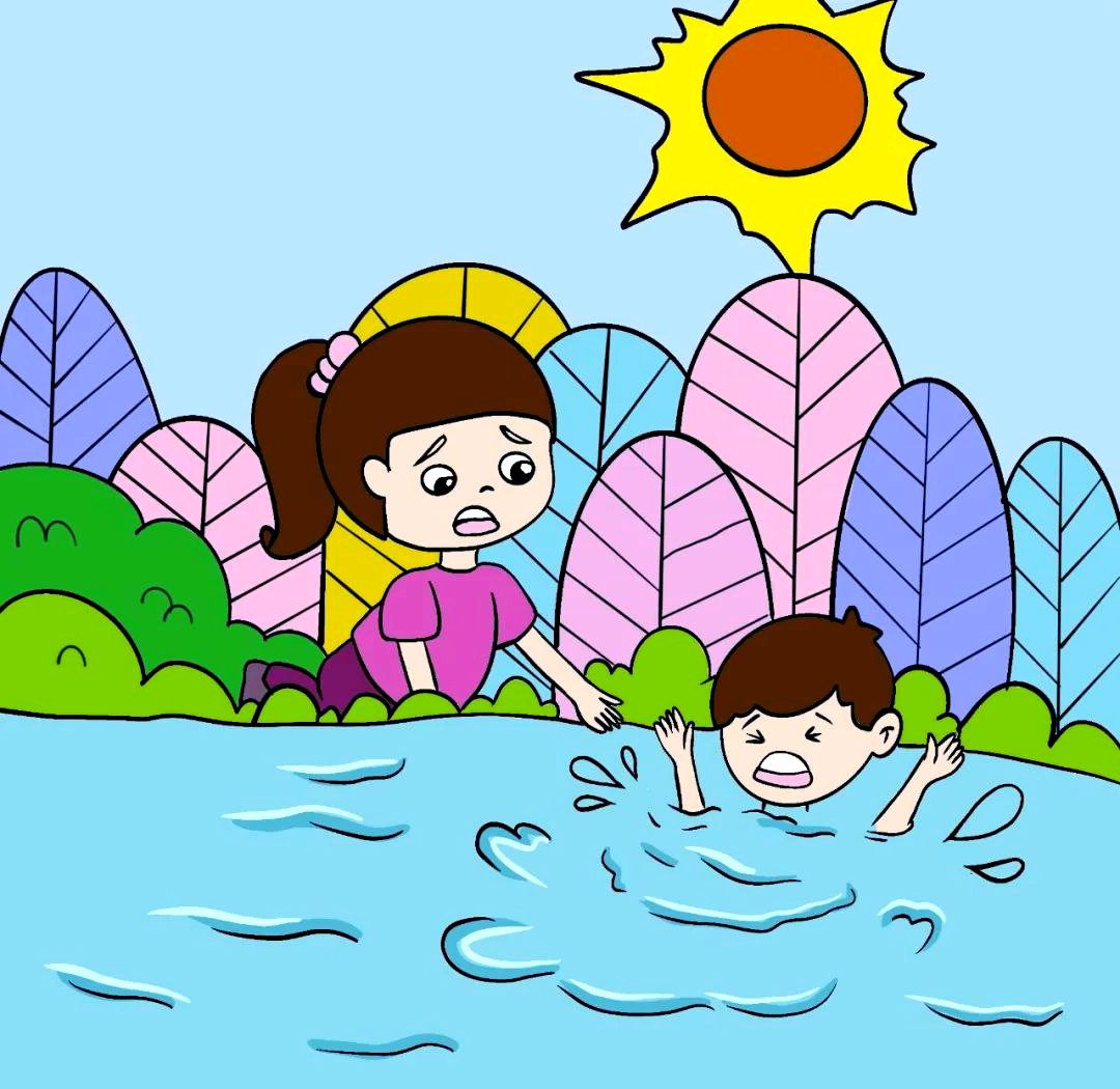 夏季防溺水指南及安全漫画